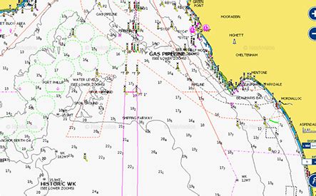 port phillip bay channel depth.